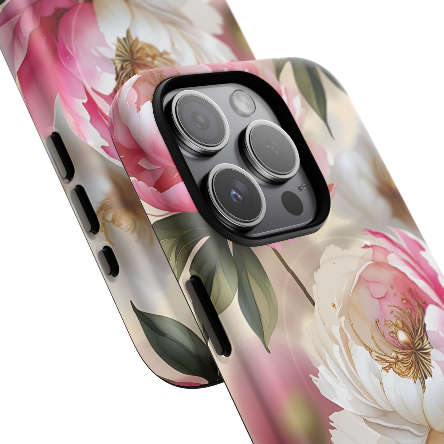 Blooming Petals Tough Magnetic Phone Cases, Elegant Phone Cover, Durable Case for Flower Lovers, Phone Accessories