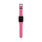 Pink Bow Coquette Watch Band ONLY — Cute Ribbon-Stripes Apple Watch Strap