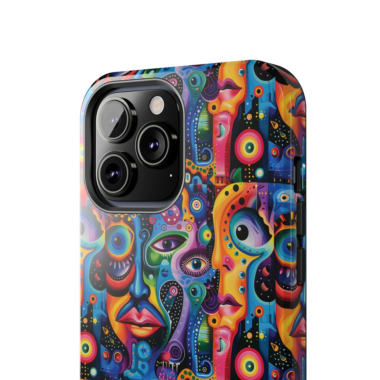 Psychedelic Visions Vibrant Art iPhone and Samsung Phone Case - Stylish Tough Case for Artists & Creatives.