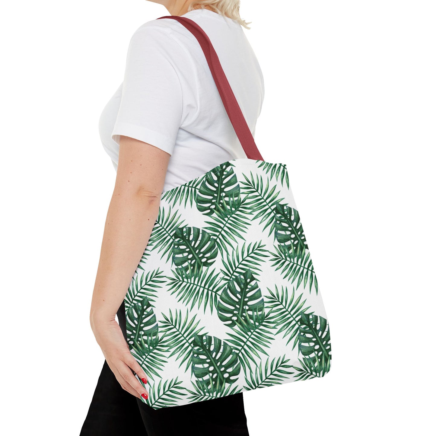 White Tropical Bliss Tote Bag