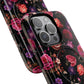 Starry Rose Garden Tough Magnetic Phone Case, Stylish Phone Cover, Gift for Her, Elegant Floral Design, Durable Phone Accessories