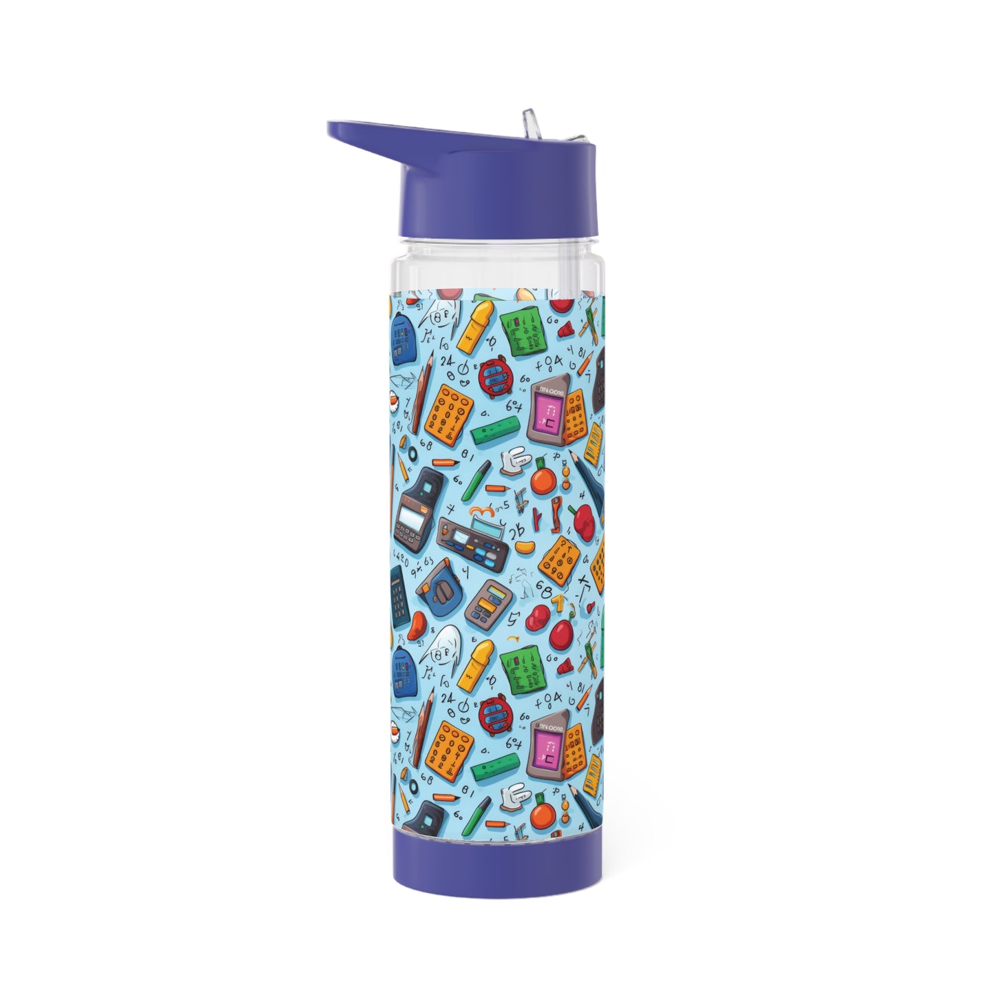 Blue Academic Adventures Infuser Water Bottle