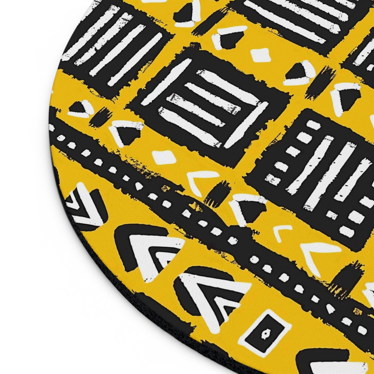 Tribal Vibes Trendy Geometric Mouse Pad - Stylish Desk Accessory for Home or Office