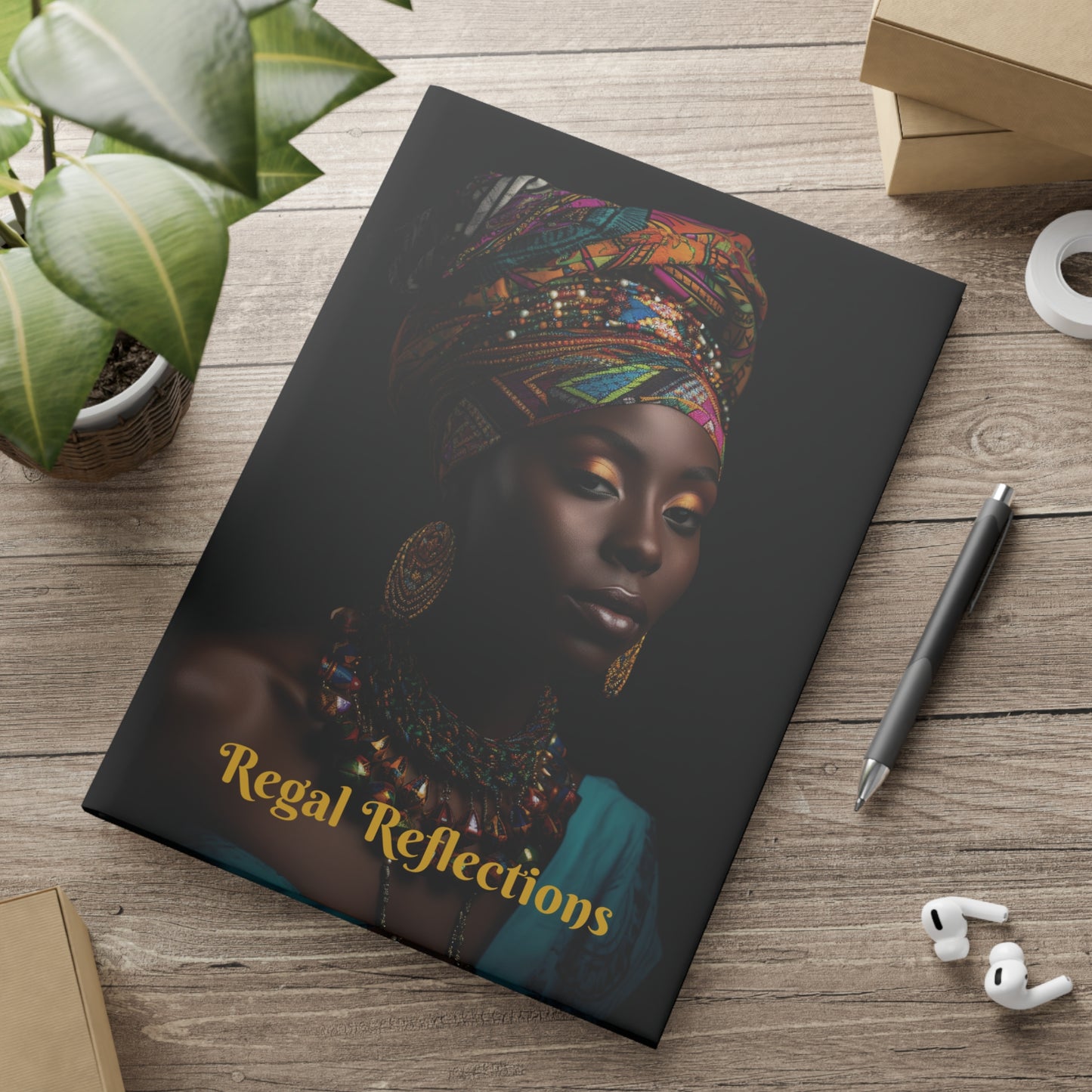 Regal Reflections: African Majesty A Hardcover Notebook