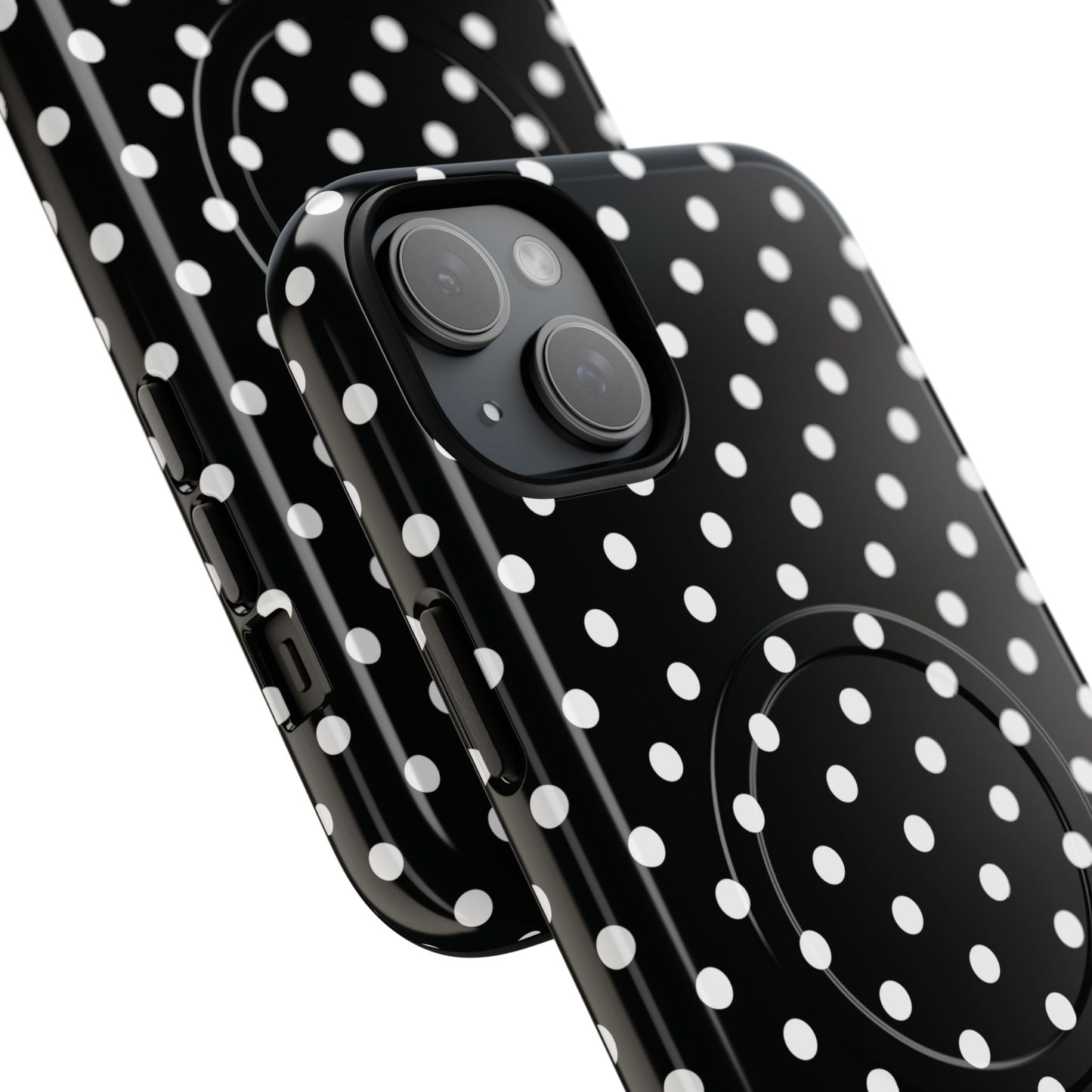 Polka Dot Tough iPhone Magnetic Case, Stylish iPhone Cover for Protection, Unique Gift for Birthdays, Holidays, Tech Lovers