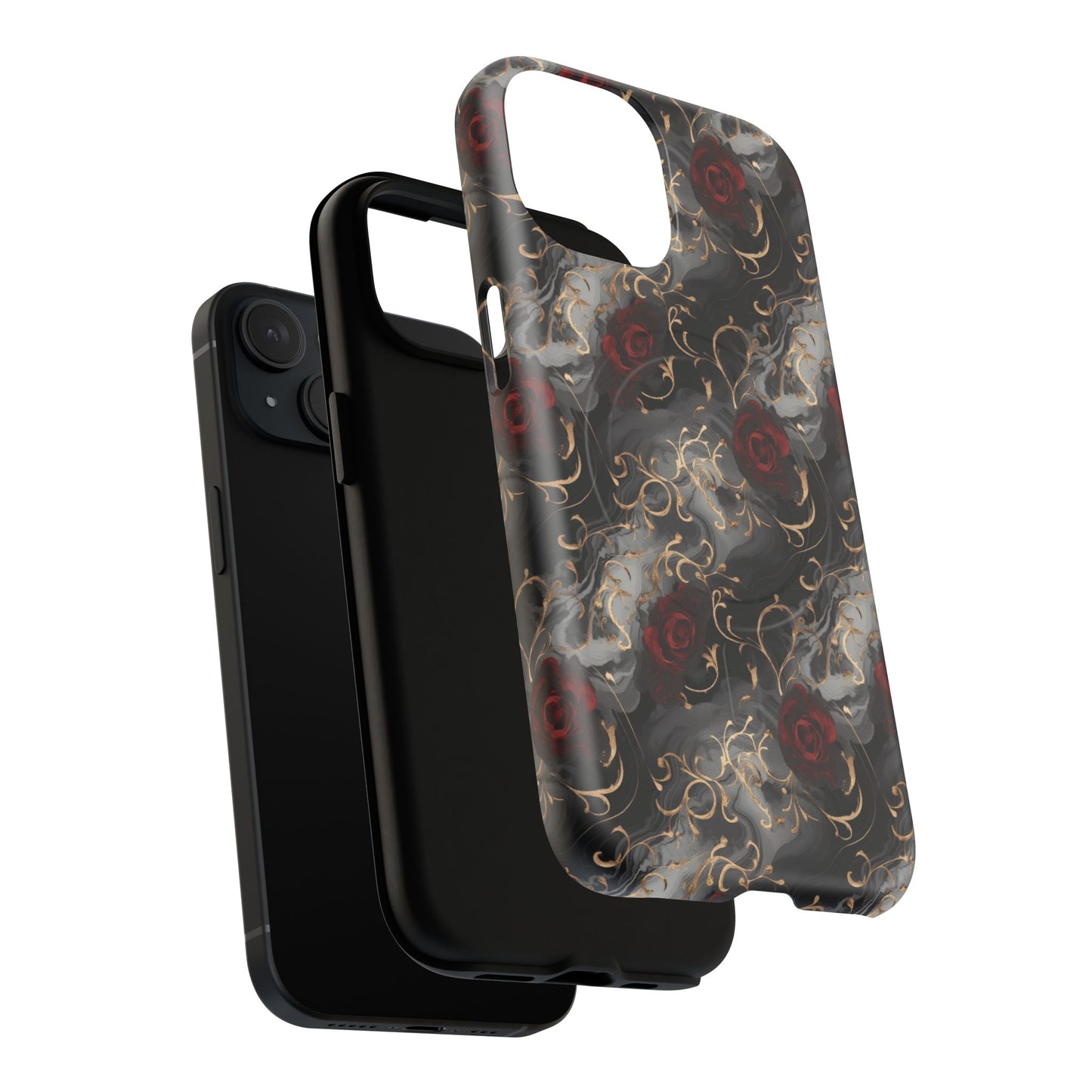 Elegant Floral Tough iPhone Magnetic Cases, iPhone Protection, Unique iPhone Covers, Stylish Mobile Accessories, Gift for Her