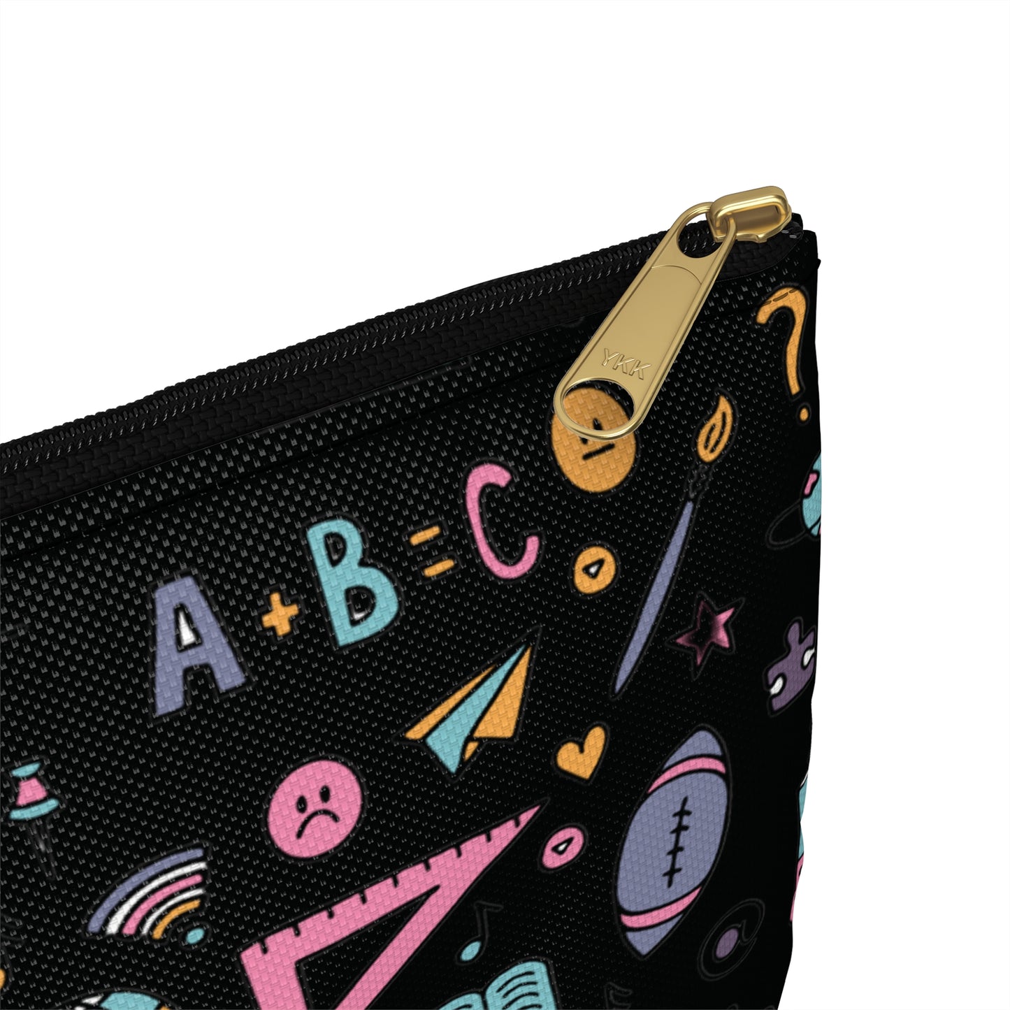 Personalized Chalkboard Chic Composition Book Inspired Accessory Pouch, Kids School Supplies, Classroom Organizer, Teacher Gift, Fun Stationery Case, Back to School