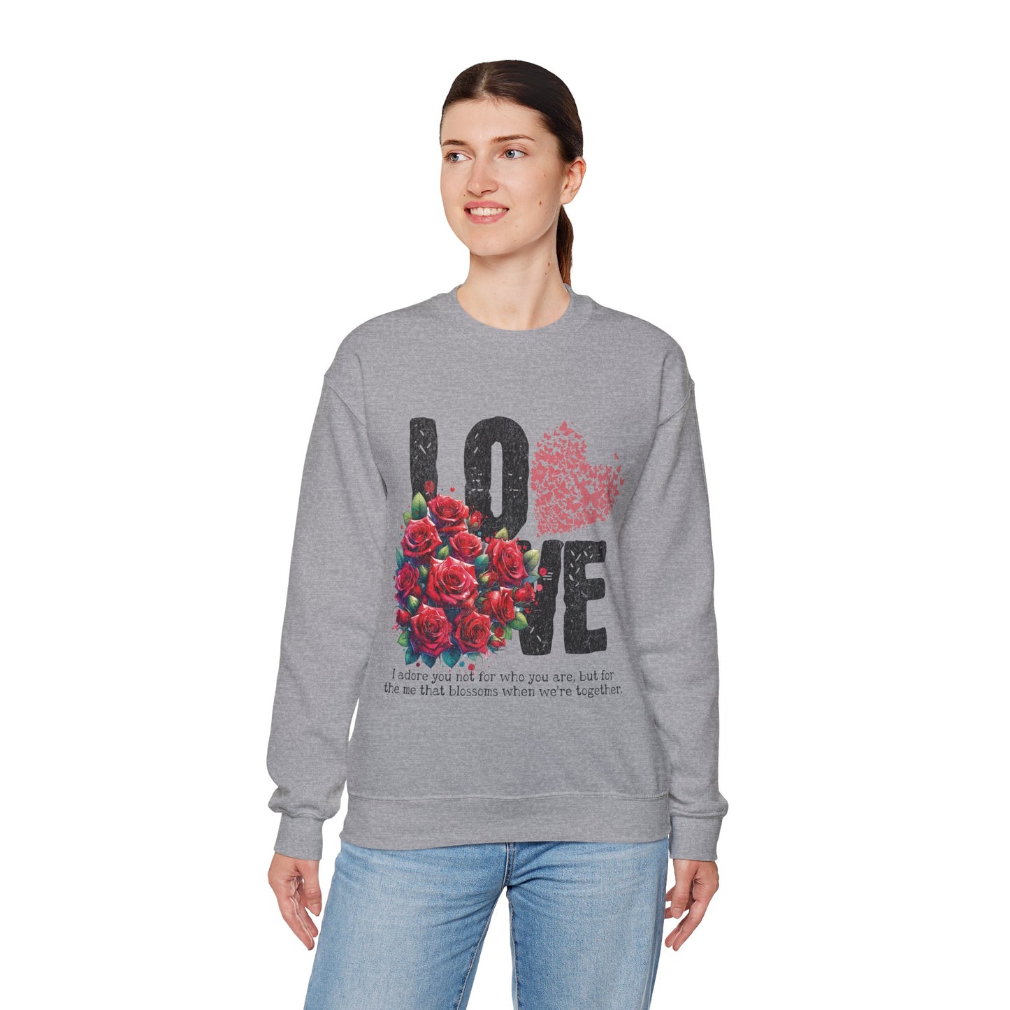 LOVE Always Unisex Heavy Blend™ Crewneck Sweatshirt.