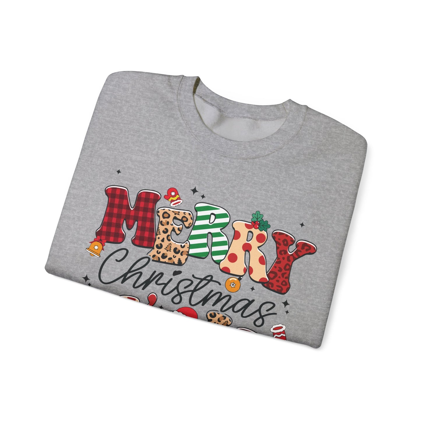 Merry Christmas Unisex Heavy Blend™ Crewneck Sweatshirt