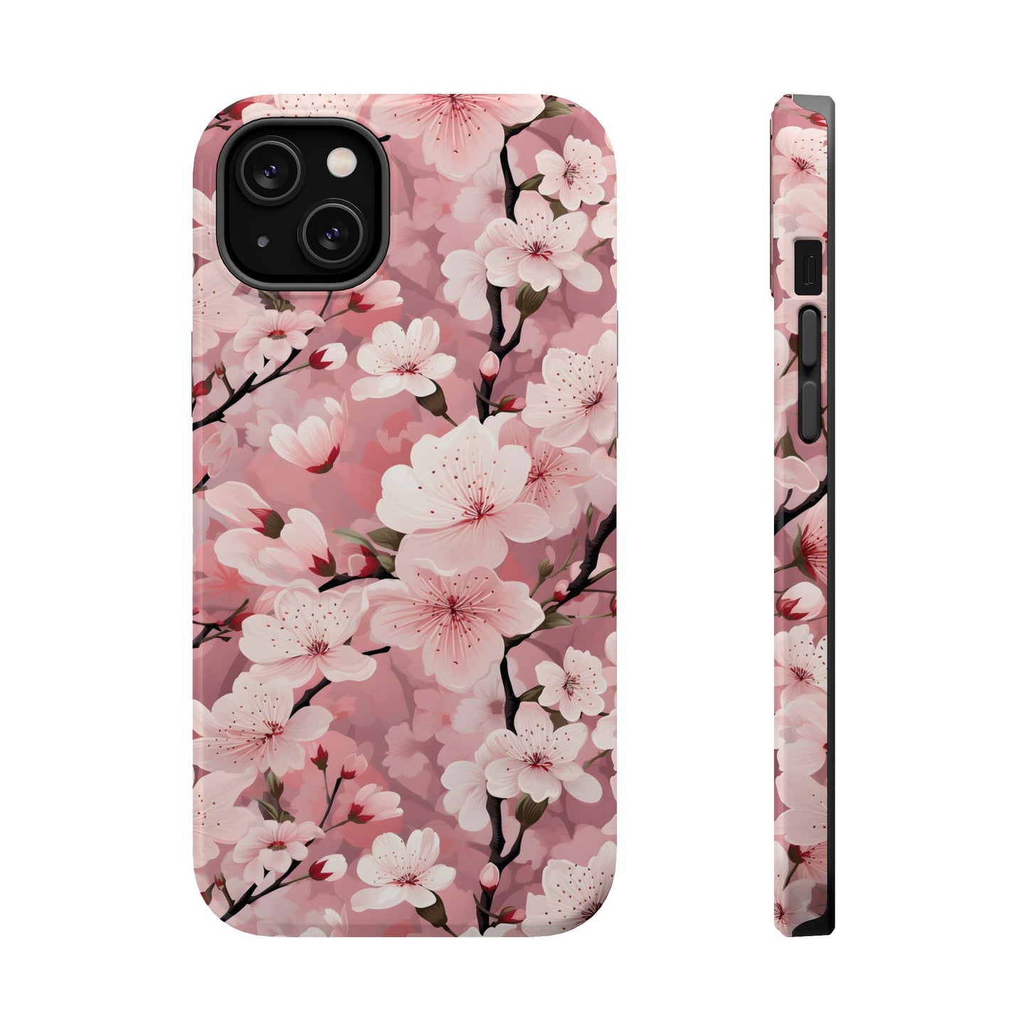 Cherry Blossom Magnetic Tough iPhone Cases