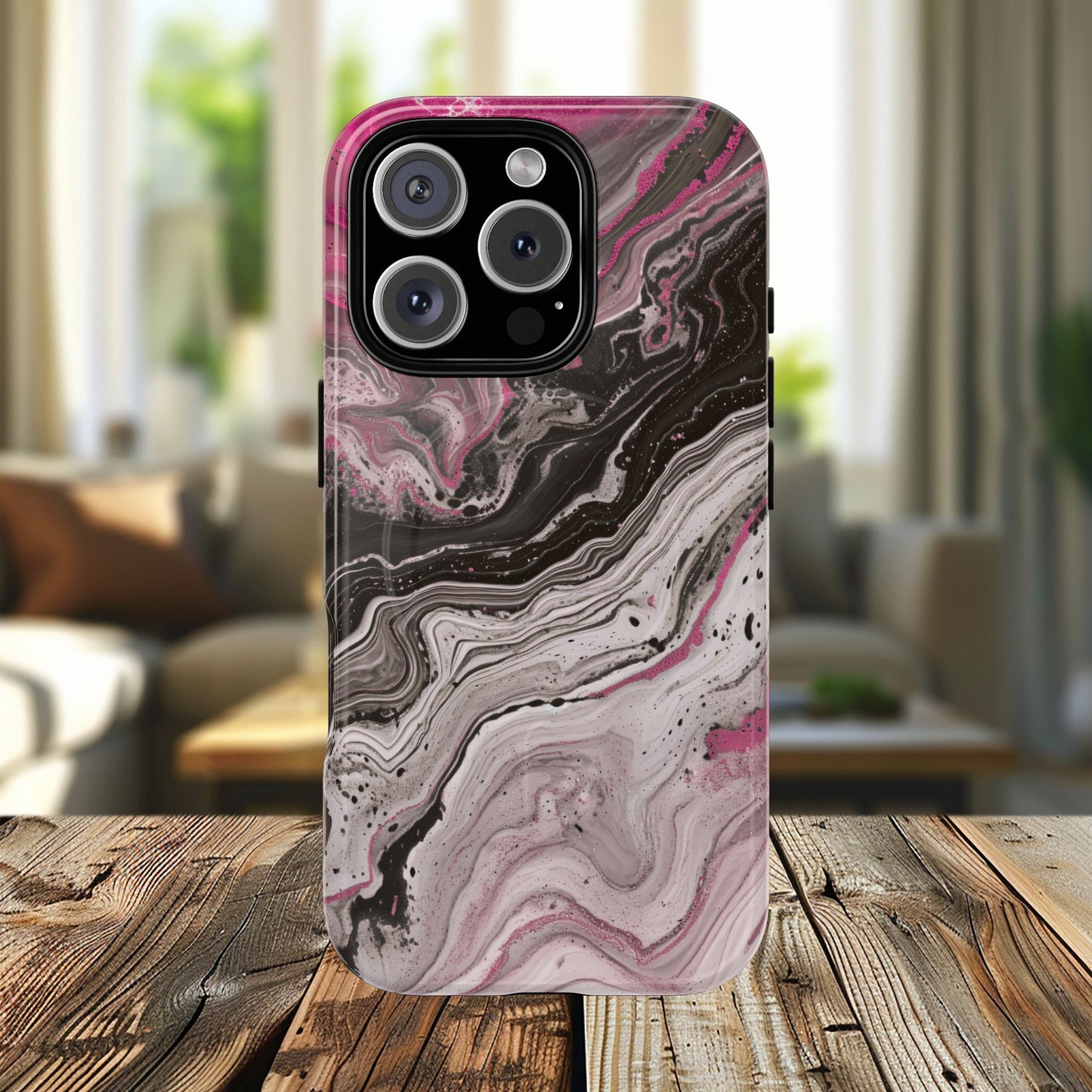 Stylish Magnetic iPhone Cases for Tough Protection, Trendy iPhone Covers, Gift for Teens, Modern Tech Accessories, Marble iPhone Design Cases