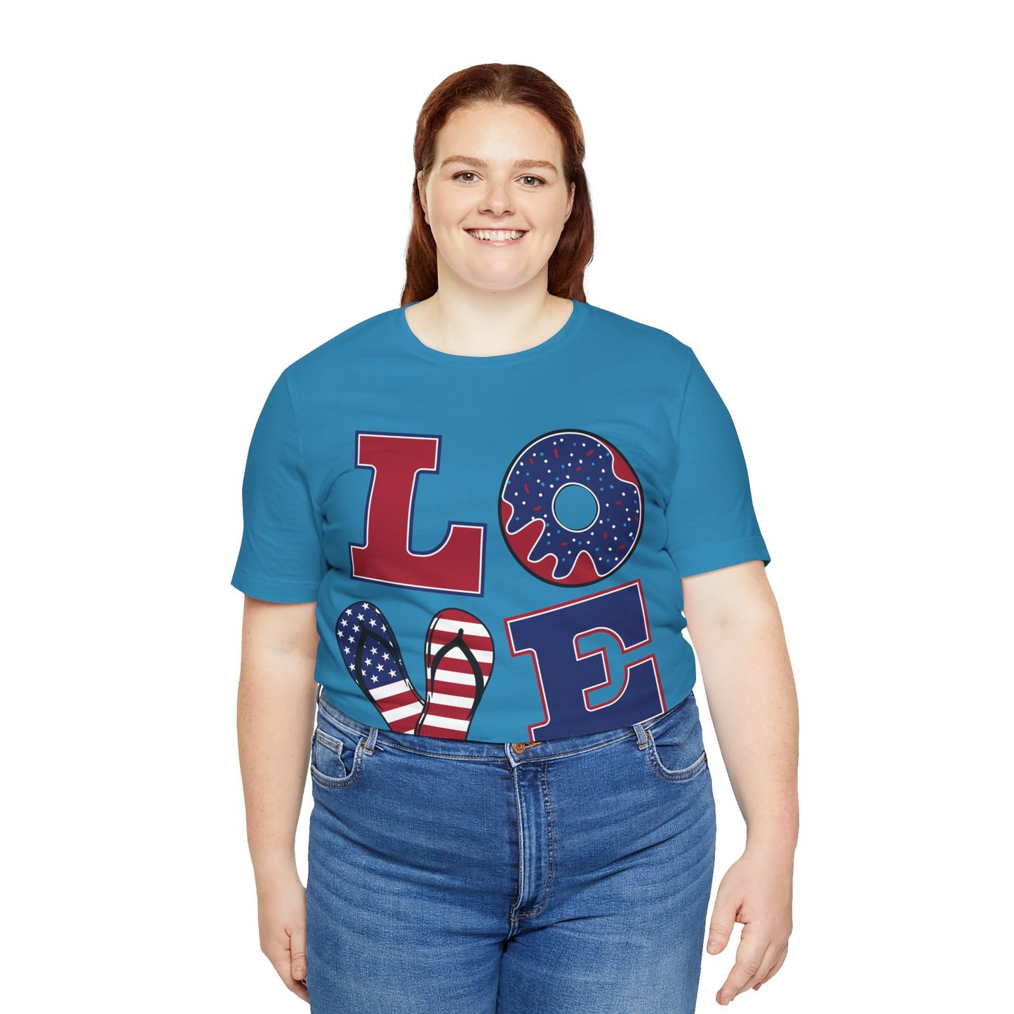 Patriotic Love Unisex Jersey Short Sleeve Tee