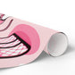 Wrapping Papers - Pink Santa Claus Holiday Collection - Matte or Glossy Finish - 90gsm Paper