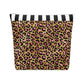 Leopard Luxe Cotton Cosmetic Bag