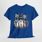 Polka Dot Pumpkin Charm Unisex Heavy Cotton Tee