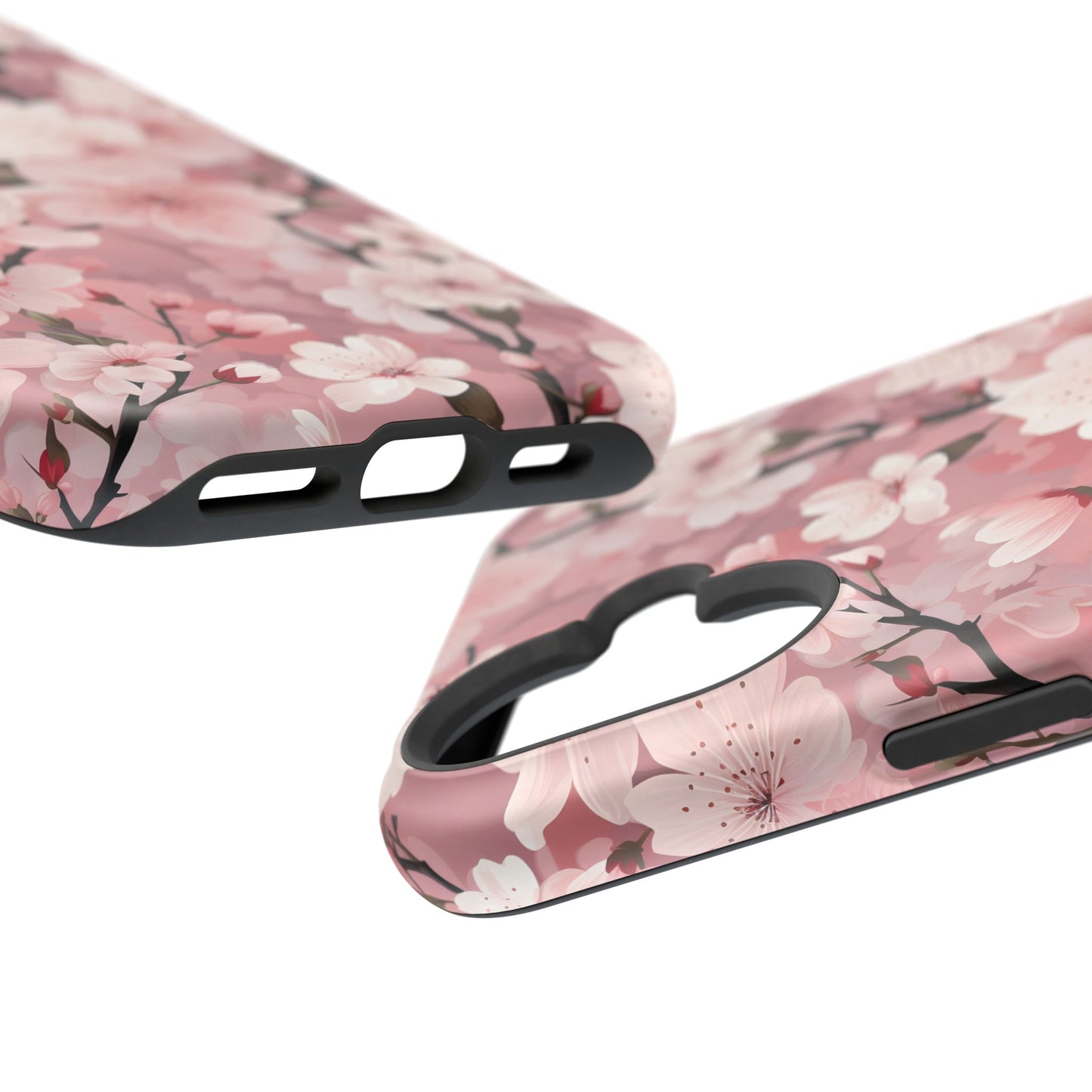 Cherry Blossom Magnetic Tough iPhone Cases