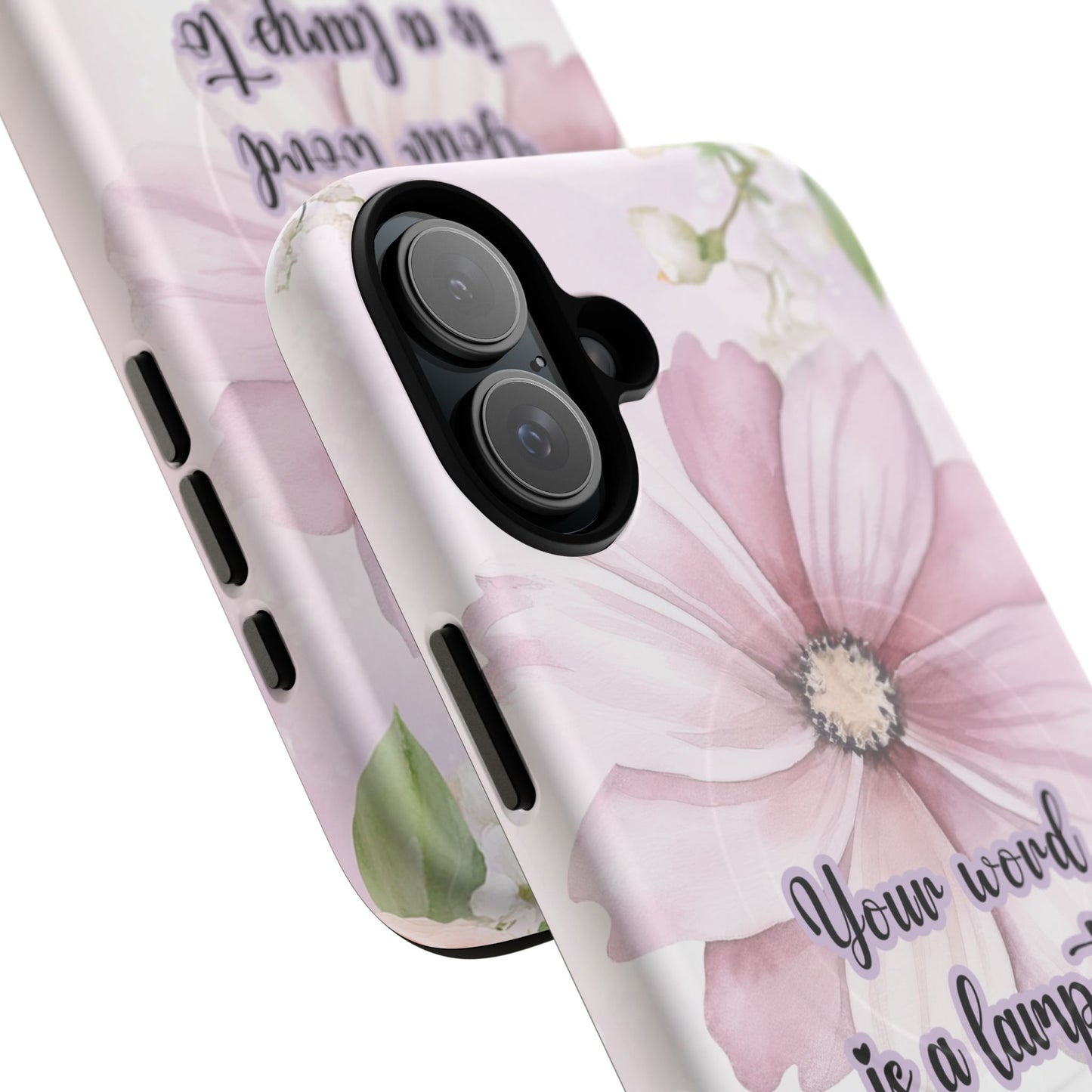 Your Word is a Lamp to My Feet Psalm 119:105 | Inspirational Gift, Tough iPhone Magnetic Case | Scripture, Bible Verse, MagSafe® iPhone® Tough Case, iPhone 14, iPhone 15, iPhone 16, Pro, Pro Max, Plus