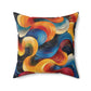 Cosmic Swirl Spun Polyester Square Pillow