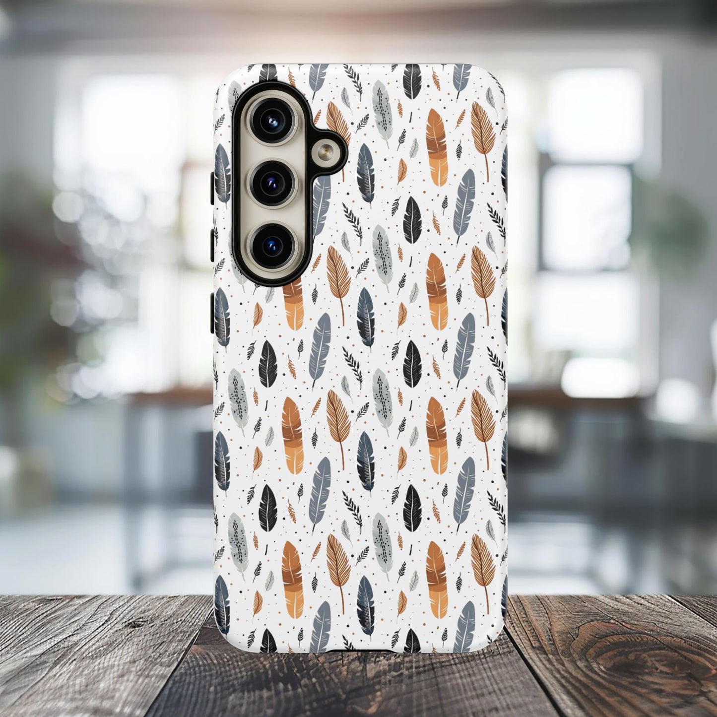 Whispering Feathers iPhone, Samsung and Google Tough Cases