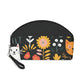 Whimsical Feline Garden Makeup Bag