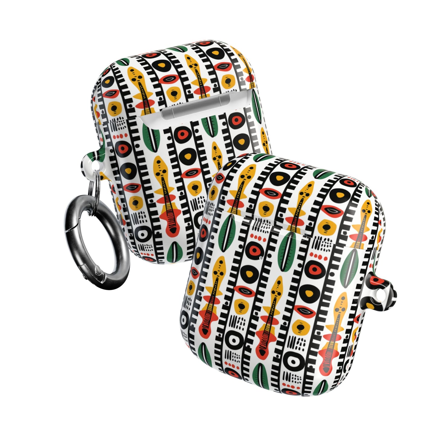 Afrobeat Harmony AirPod Cases - Stylish Protection with Bold Patterns-Airpods Pro Gen 1 and 2, Gen 1 to 4.