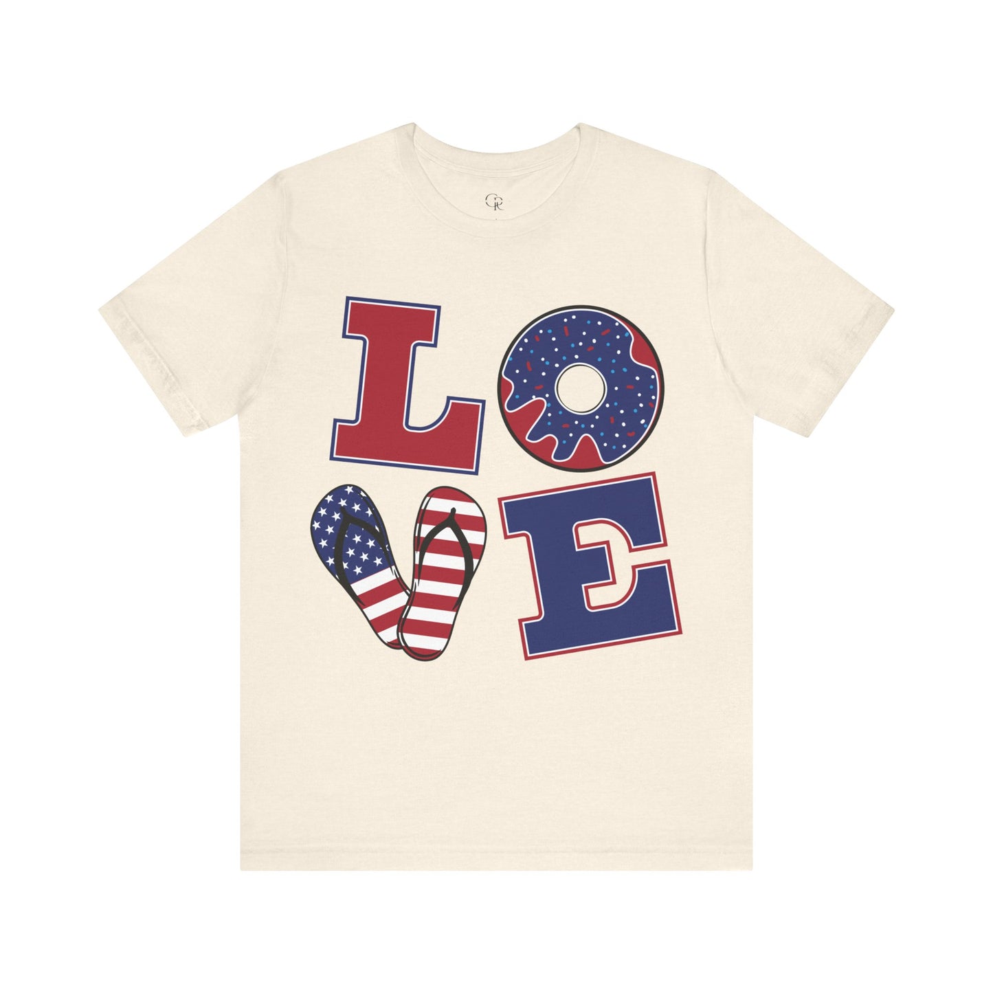 Patriotic Love Unisex Jersey Short Sleeve Tee