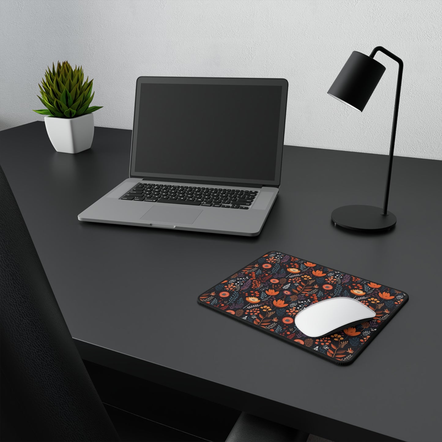 Autumn Bloom Floral Non-Slip Gaming Mouse Pad – Perfect for Gamers & Home Office Decor