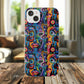 Psychedelic Visions Flexi iPhone and Samsung Case - Colorful Abstract Design.