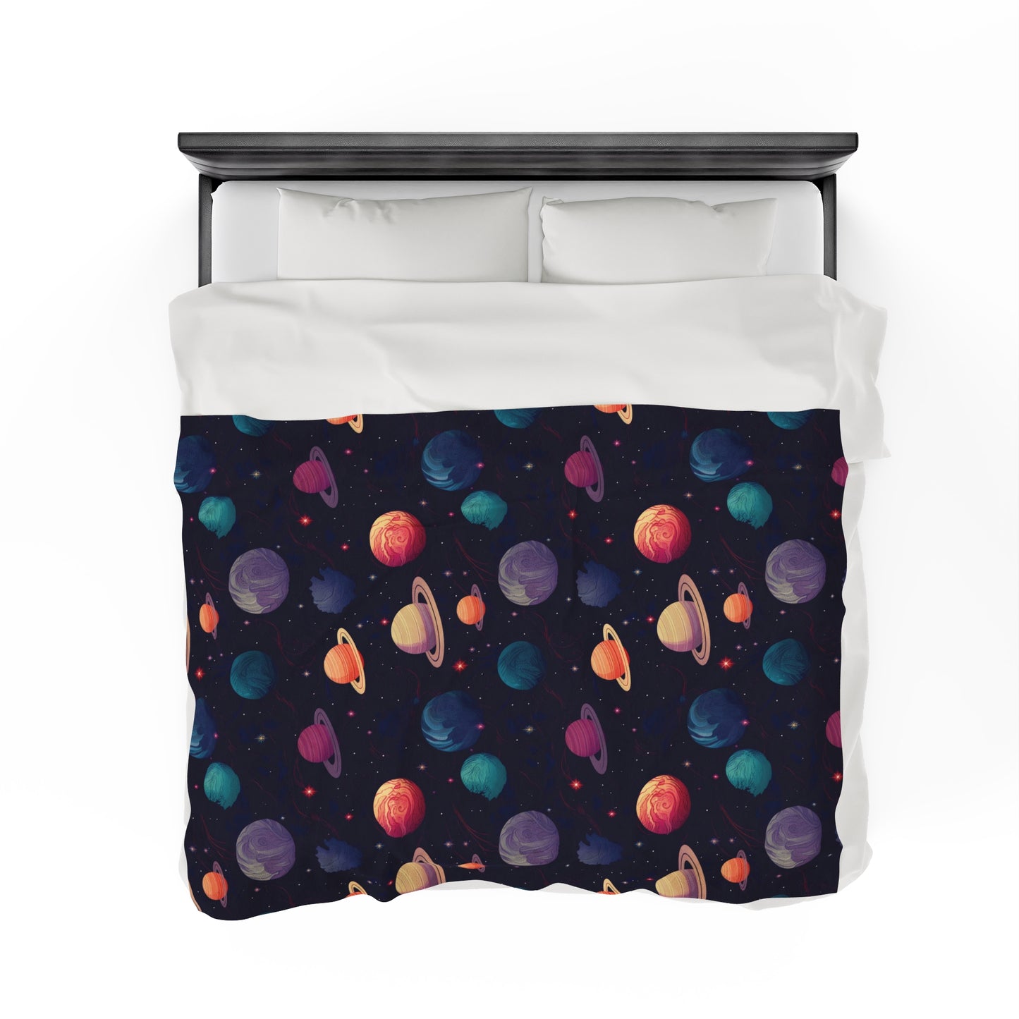 Plush Blanket - Galactic Dreams Cozy Home Decor - Gift Idea