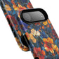 Cathedral Petals Tough Magnetic iPhone Case, Durable, Stylish, Unique Floral Design, Gifts for Her, Birthday, Everyday Use, Stained Glass iPhone Case.