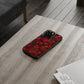Velvet Petal Noir Floral Petal Clear Impact-Resistant iPhone and Samsung Case.