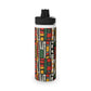 Tribal Harmony Stainless Steel Water Bottle, Sports Lid