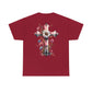 Faith and Floral Cross Unisex Heavy Cotton Tee