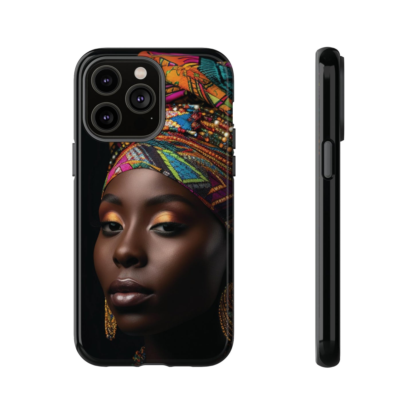 Regal Reflections: African Majesty iPhone Cases