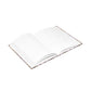 Personalized Stained Glass Lotus Blossom Hardcover Notebook — Custom Name and Affirmation Puffy Cover Journal.