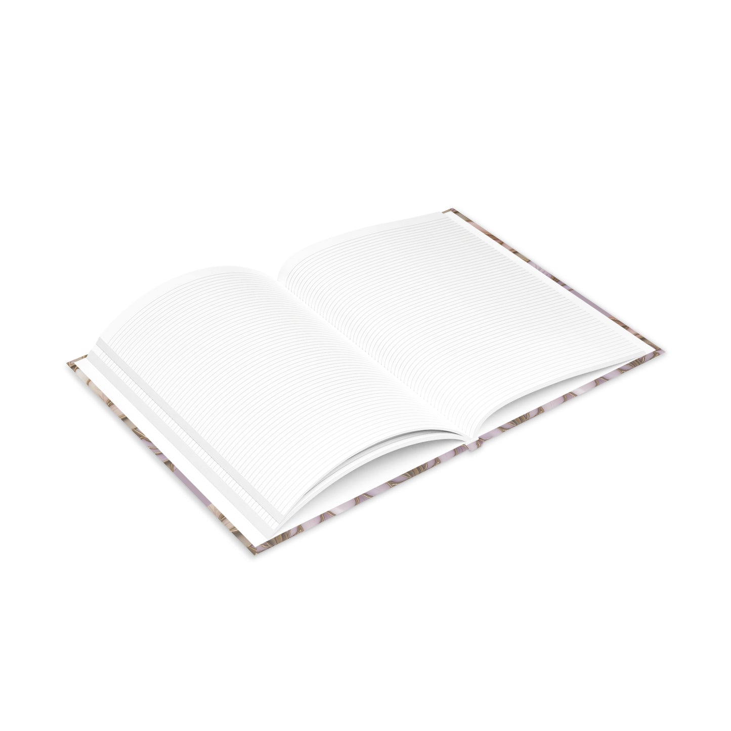 Personalized Stained Glass Lotus Blossom Hardcover Notebook — Custom Name and Affirmation Puffy Cover Journal.