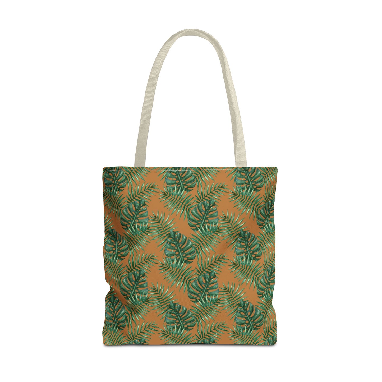 Brown Tropical Bliss Tote Bag