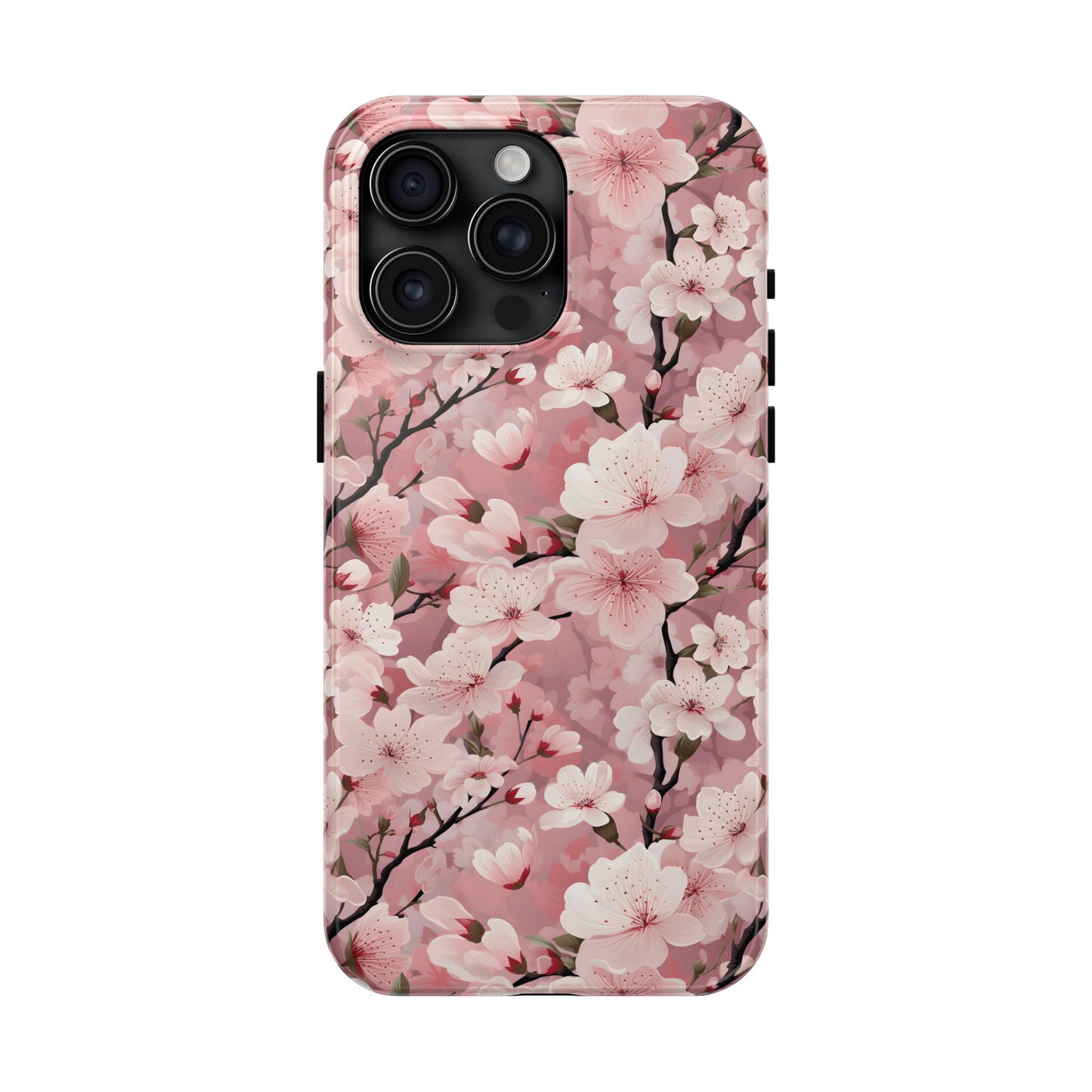 Cherry Blossom iPhone and Samsung Tough Phone Cases