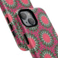 Floral KaleidoBloom iPhone Case, Tough Magnetic Cases, Floral iPhone Cover, Stylish Tech Accessory, Durable Design, Vibrant Gift Idea
