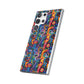 Psychedelic Visions Flexi iPhone and Samsung Case - Colorful Abstract Design.