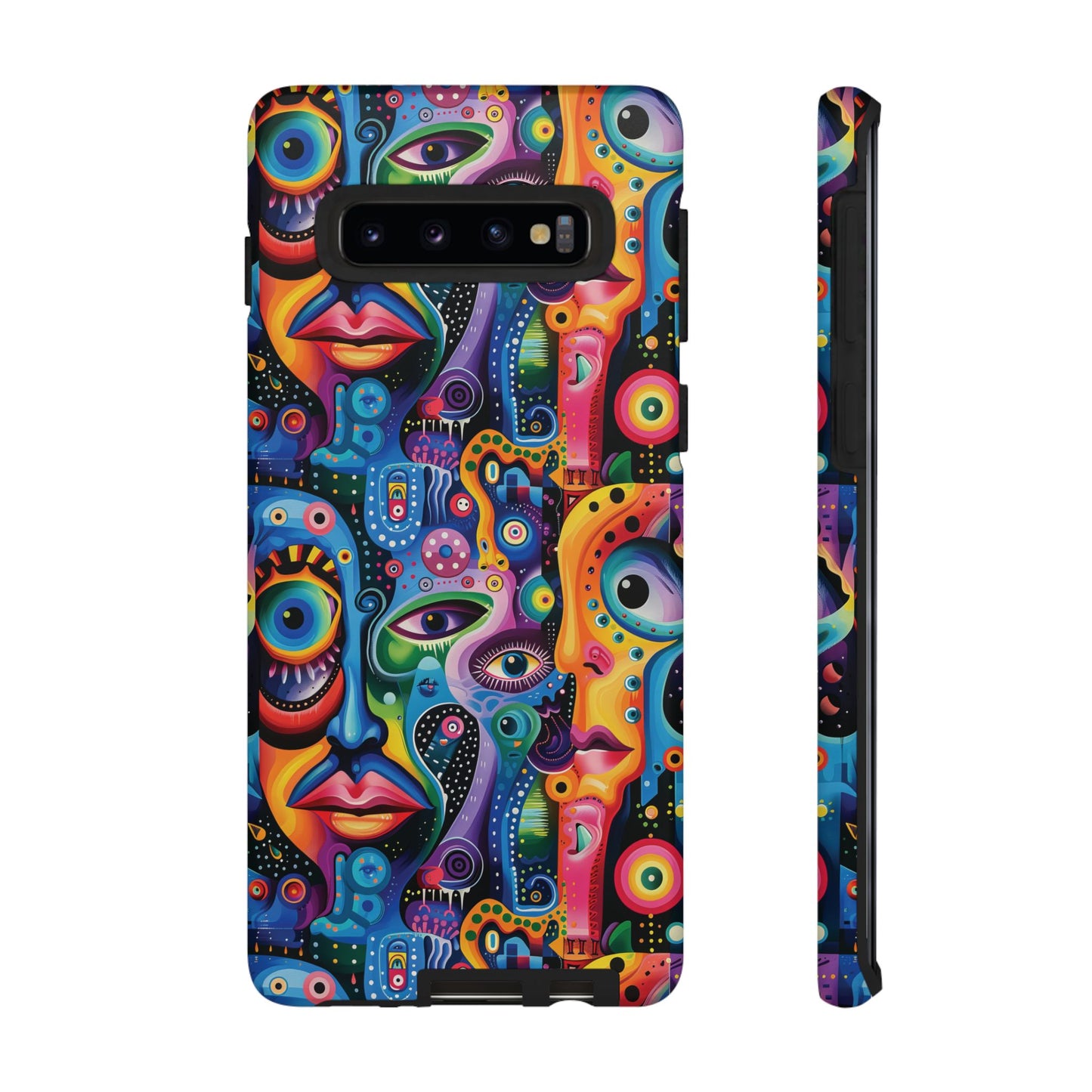 Psychedelic Visions Vibrant Art Google Pixel, iPhone and Samsung Phone Case - Tough Cases for Creative Souls