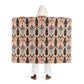 Aztec  Hooded Sherpa Fleece Blanket