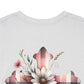 Faith and Floral Cross Unisex Heavy Cotton Tee