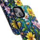 Flower Garden Stained Glass Phone Case, Tough Magnetic Cases, Floral Phone Cover, Durable Phone Accessories, Spring Gift, Birthday Present