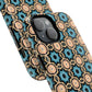 Sahara Star Mosaic Colorful Geometric iPhone Cases, Tough Magnetic iPhone Cases, Vibrant Design iPhone Cover, Durable iPhone Protection, Stylish Tech Accessories.