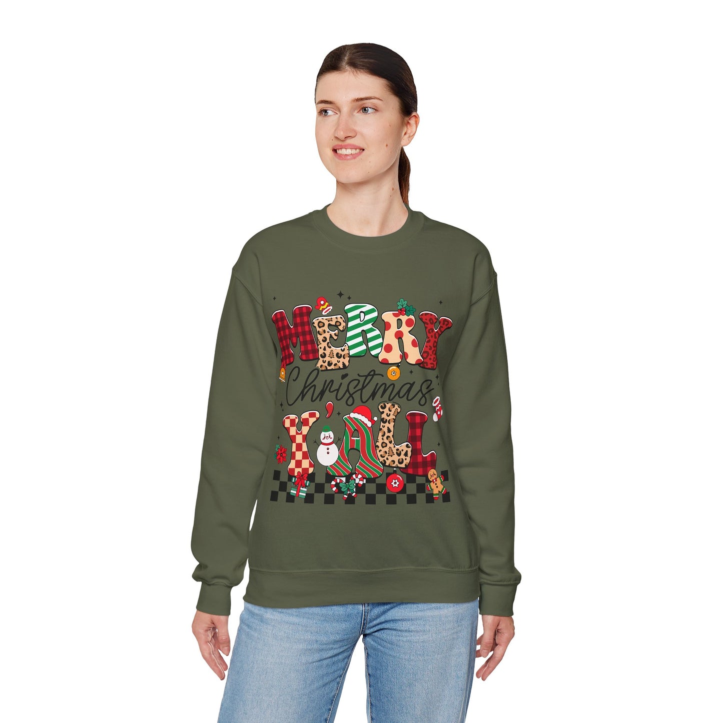 Merry Christmas  Unisex Heavy Blend™ Crewneck Sweatshirt
