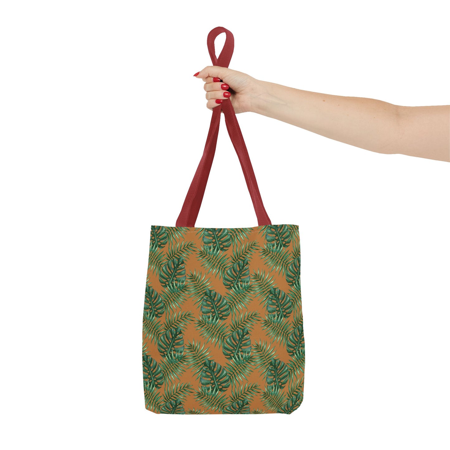 Brown Tropical Bliss Tote Bag