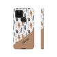 Personalized Whispering Feathers Tough Case — Dark Feather Protective Phone Case for Samsung & Google