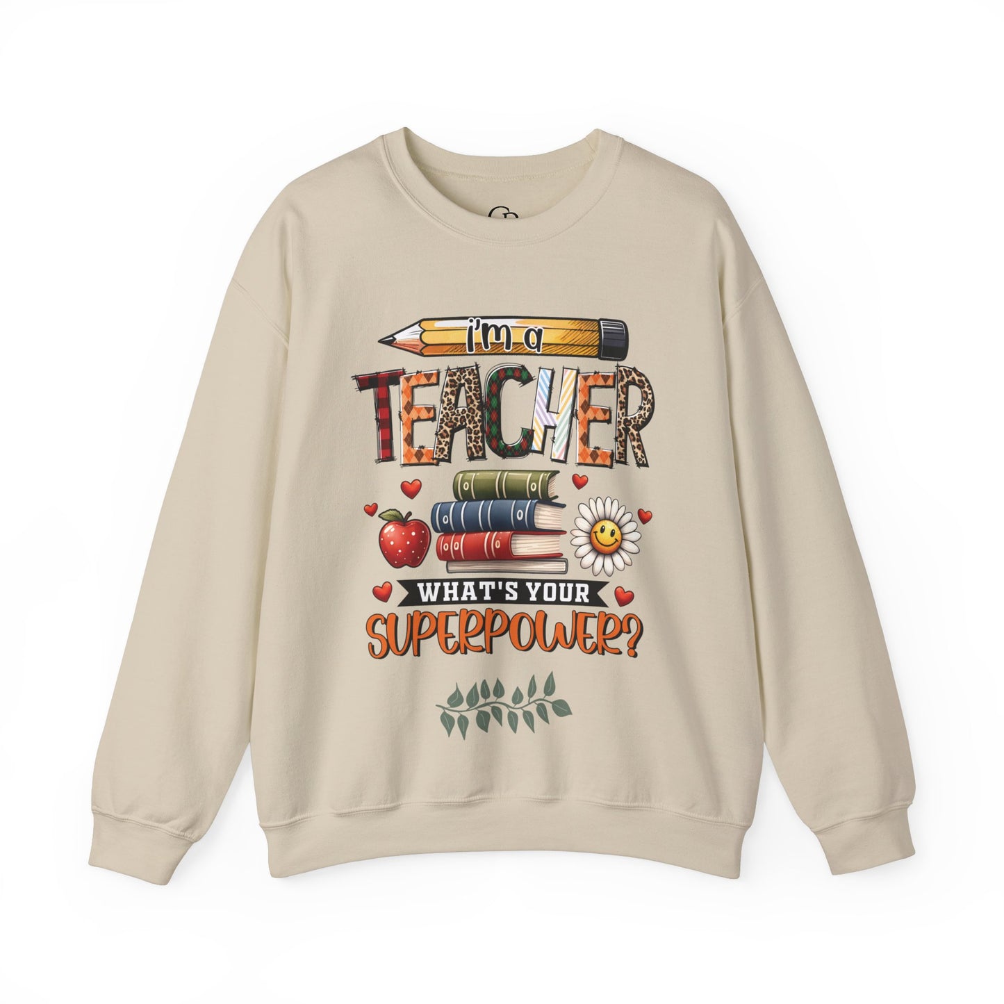 Teachers are Heros Unisex Heavy Blend™ Crewneck Sweatshirt