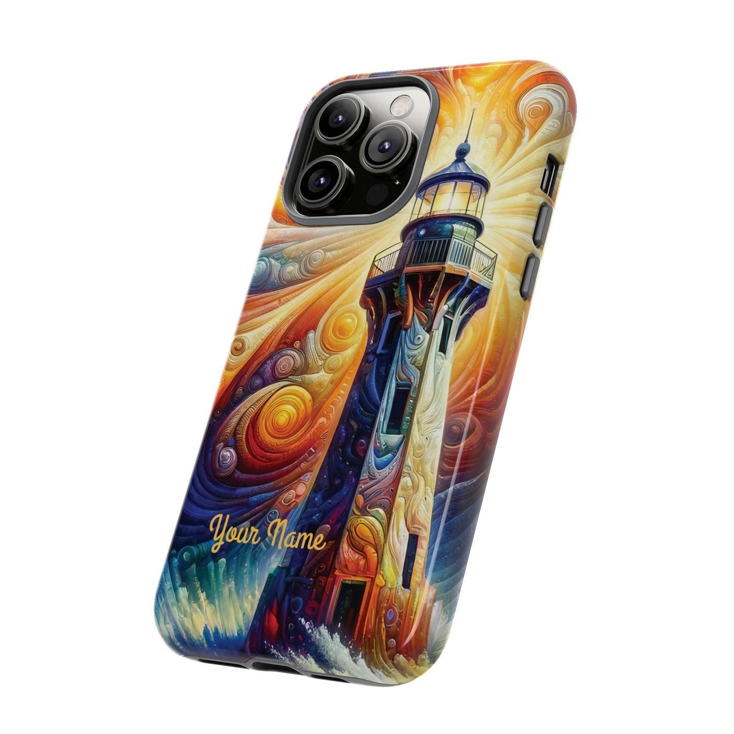 Personalized Cosmic Beacon iPhone Tough Cases, Gift for Him/Her.